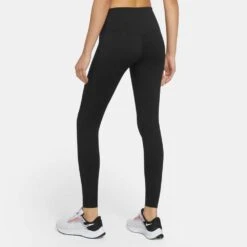 Womwn'a Nike Dri-FIT Go High Rise Tight - Black/Black -Elara Wear Shop DQ5668 010 PHSBM001