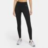 Womwn'a Nike Dri-FIT Go High Rise Tight - Black/Black