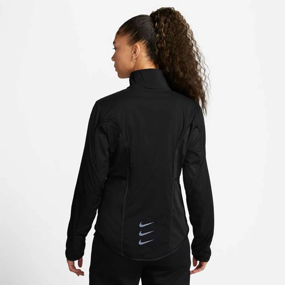Nike Women's Run Division Jacket - Black 2 Nike Women's Run Division Jacket - Black - Image 2