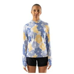 Women's UPF Deflector 2.0 - Snow White Floral