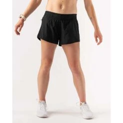 Women's Feelin' Fine 4" Running Short - Black -Elara Wear Shop DSC01737 5000x cef82a06 1a09 49ce 8a95 8667778f971e