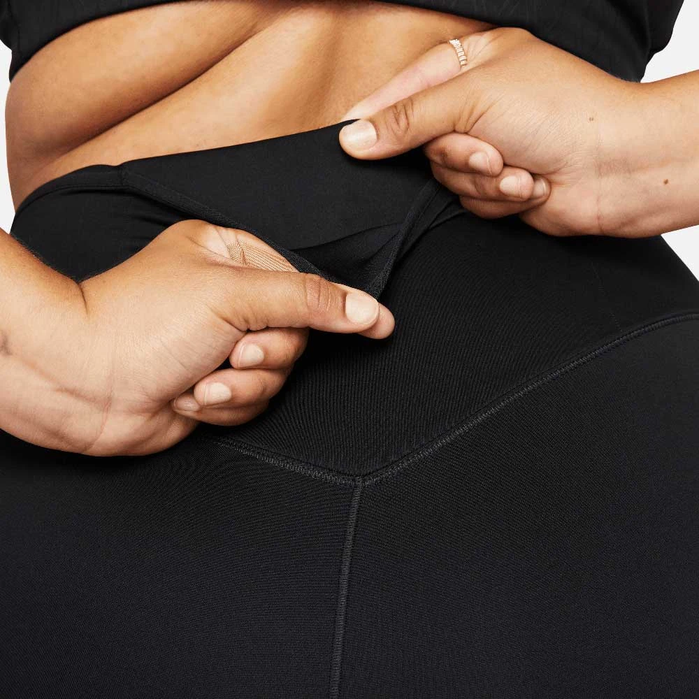 Nike Women's Dri-Fit Go High Rise 8in Short - Black 7 Nike Women's Dri-Fit Go High Rise 8in Short - Black - Image 7