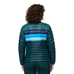 Cotopaxi Women's Fuego Down Jacket - Deep Ocean Stripes 7 Cotopaxi Women's Fuego Down Jacket - Deep Ocean Stripes -Elara Wear Shop F22 W Fuego Down Jacket Deep Ocean Stripes 1107