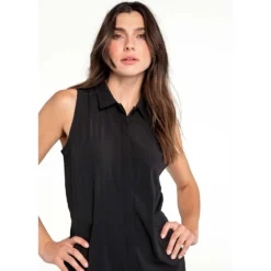 LOLE Women's Momentum Shirt Dress - Black Beauty -Elara Wear Shop LSW4272 N415 7 1900x bf694345 4b32 4cfd 8f73 8dd9dac762ce