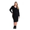 LOLE Women's Traverse V-Neck Dress - Black Beauty