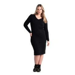 LOLE Women's Traverse V-Neck Dress - Black Beauty