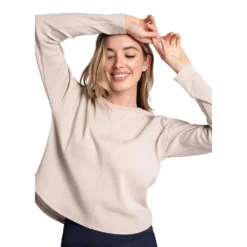 LOLE Women's Classic Crew - Abalone -Elara Wear Shop LSW4393 G370 2 2048x2860 479fbd64 eeb1 40be 8b76 76e0238c41d0