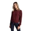 LOLE Women's Om Tech Crew Neck Long Sleeve Top - Port Heather