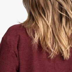 LOLE Women's Om Tech Crew Neck Long Sleeve Top - Port Heather -Elara Wear Shop LSW4404 R425 5 2048x2860 8759a45c 8520 410b 8595 ec599803128f