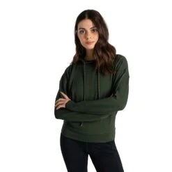 LOLE Women's Mindset Pullover Hoodie - Kombu