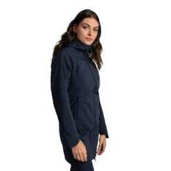 LOLE Women's Element Long Rain Jacket - Outerspace -Elara Wear Shop LUW0871 B773 1 2048x2860 a1027d67 8412 4358 896a 2077b7f0e730