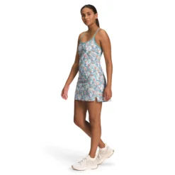 NORTH FACE Women's Arque Hike Dress - Reef Waters Wild Daisy Print -Elara Wear Shop NF0A5J7D IP8 model34