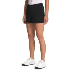 NORTH FACE Women's Never Stop Wearing Short - TNF Black -Elara Wear Shop NF0A7WS9 JK3 model34