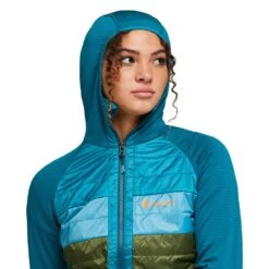 Cotopaxi Women's Capa Insulated Hooded Jacket - Gulf/Pine -Elara Wear Shop S23 W Capa Hybrid Insulated Hooded Jacket Gulf Pine 10