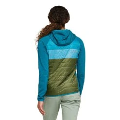 Cotopaxi Women's Capa Insulated Hooded Jacket - Gulf/Pine -Elara Wear Shop S23 W Capa Hybrid Insulated Hooded Jacket Gulf Pine 6
