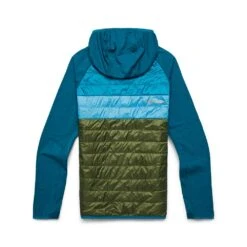 Front Page -Elara Wear Shop S23 W Capa Hybrid Insulated Hooded Jacket Gulf Pine B