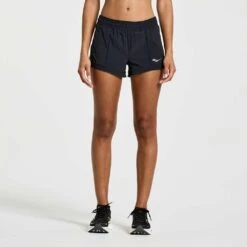 Saucony Women's Outpace 3" Running Short - Black