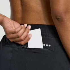 Saucony Women's Outpace 3" Running Short - Black -Elara Wear Shop SAW800422 BK 6