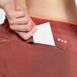 Saucony Women's Outpace 5" Running Short - Apple Butter -Elara Wear Shop SAW800423 AB 5