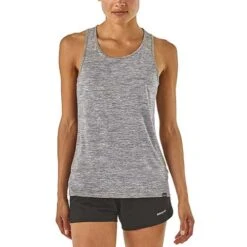 Patagonia Women's Capilene Cool Daily Tank - Feather Grey -Elara Wear Shop SMS19 45295 FEA OM1 OM 1