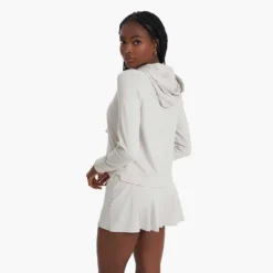 Vuori Women's Halo Performance Skirt - Salt Heather -Elara Wear Shop VW226HST SP23 W ECOMM FLEECE 1316 TOP 1x1 f00bdd2b 9691 4a2a ba28 53de5e313fe9 1200x crop center jpg