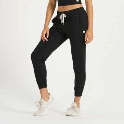 Vuori Women's Performance Jogger - Heather Black