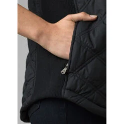 Prana Women's Esla Vest - Black -Elara Wear Shop W13202332 BLK3