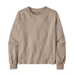 Patagonia Women's Regenerative Organic Pilot Cotton Essential Pullover - Shroom Taupe