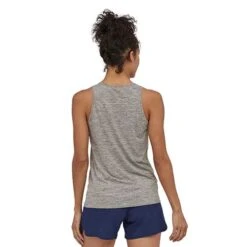 Patagonia Women's Capilene Cool Daily Tank - Feather Grey -Elara Wear Shop WBS21 45295 FEA BJ2 1