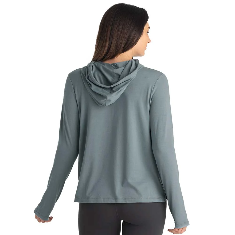 Women's Bamboo Flex Hoodie - Stormy Sea 2 Women's Bamboo Flex Hoodie - Stormy Sea - Image 2