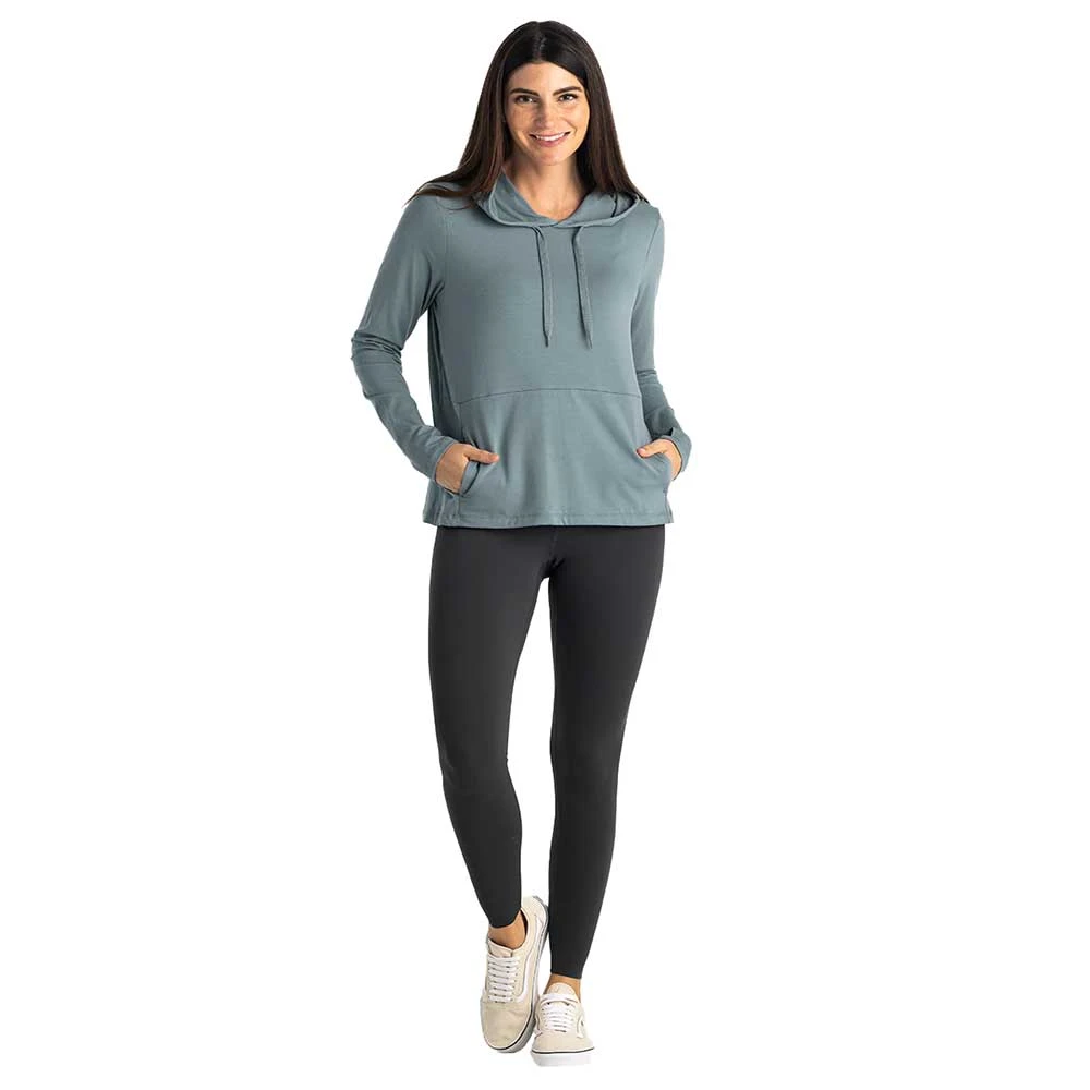 Women's Bamboo Flex Hoodie - Stormy Sea 3 Women's Bamboo Flex Hoodie - Stormy Sea - Image 3