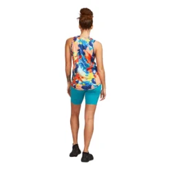 Women's Run All Day Tank - Blu Collage -Elara Wear Shop jWZoMkmk