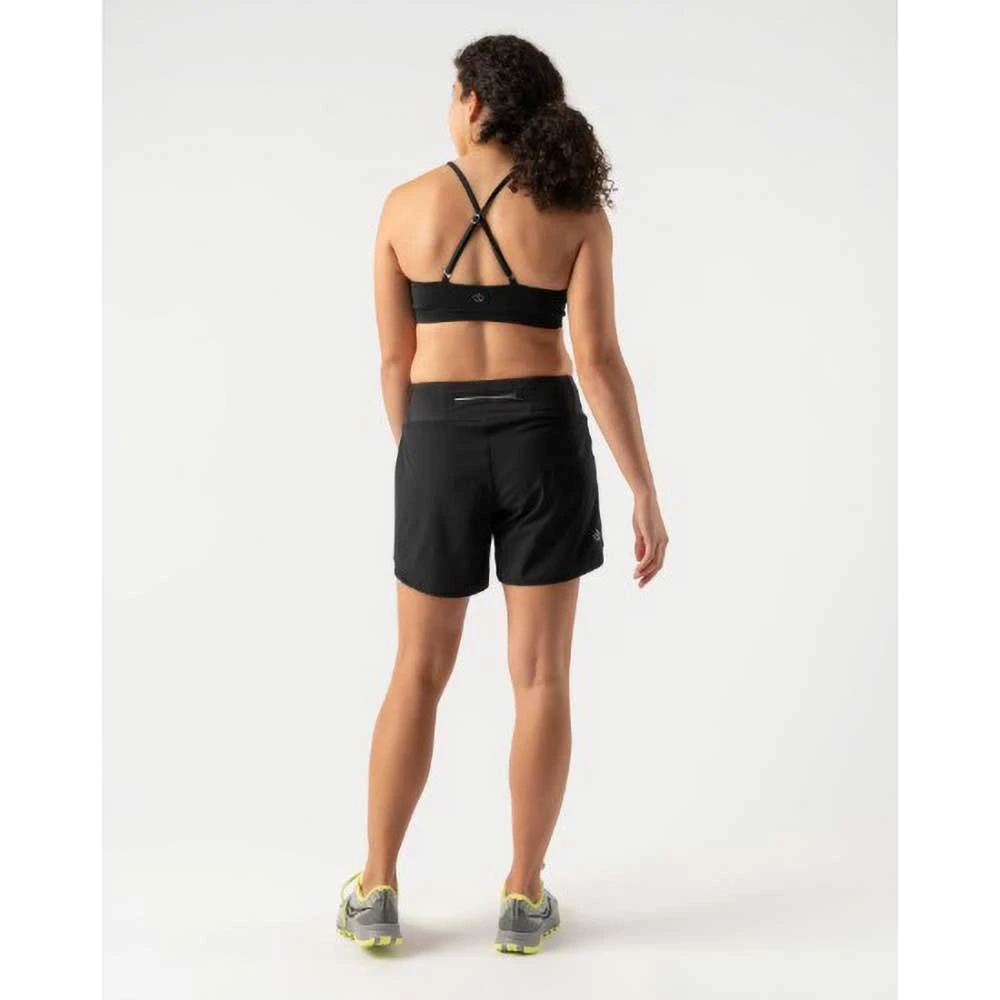 Women's Run Always Relax Low Rise 6in Shorts - Black 2 Women's Run Always Relax Low Rise 6in Shorts - Black - Image 2
