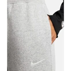 Nike Women's Fleece High Rise Pant Wide - Dark Grey Heather -Elara Wear Shop sportswear phoenix fleece womens high waisted wide leg sweatpants RZJZZH 4
