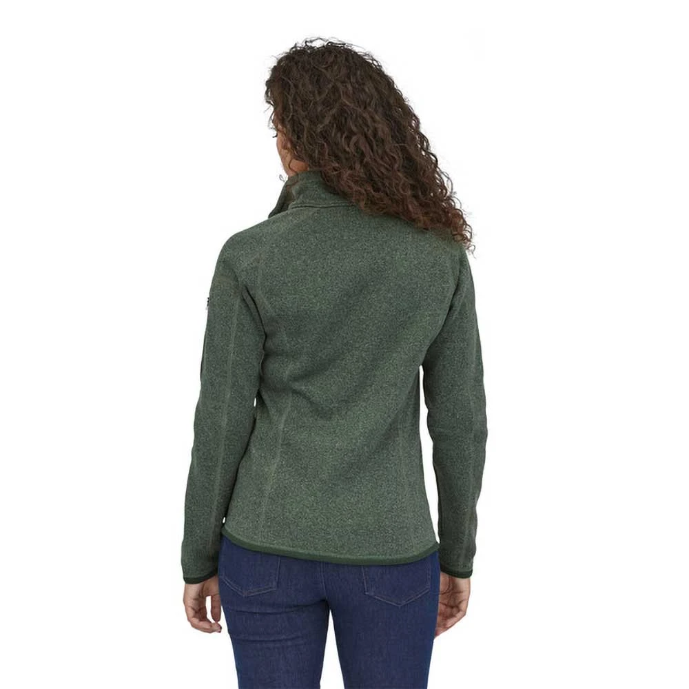 Patagonia Women's Better Sweater 1/4 Zip - Hemlock Green 3 Patagonia Women's Better Sweater 1/4 Zip - Hemlock Green - Image 3