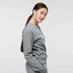 Cotopaxi Women's Do Good Crew Sweatshirt - Heather Grey -Elara Wear Shop webimage 409D2669 7752 4D48 B16D510AED05F8CD