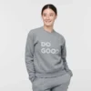 Cotopaxi Women's Do Good Crew Sweatshirt - Heather Grey