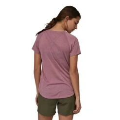 Patagonia Women's Cap Cool Trail Shirt - Evening Mauve -Elara Wear Shop webimage C0306406 2A8D 4147 902915AE206AB928