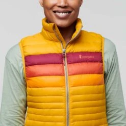 Cotopaxi Women's Fuego Down Vest - Amber Stripes -Elara Wear Shop webimage D6372EB3 0560 490A B4D4DD6FC6CD5CC7