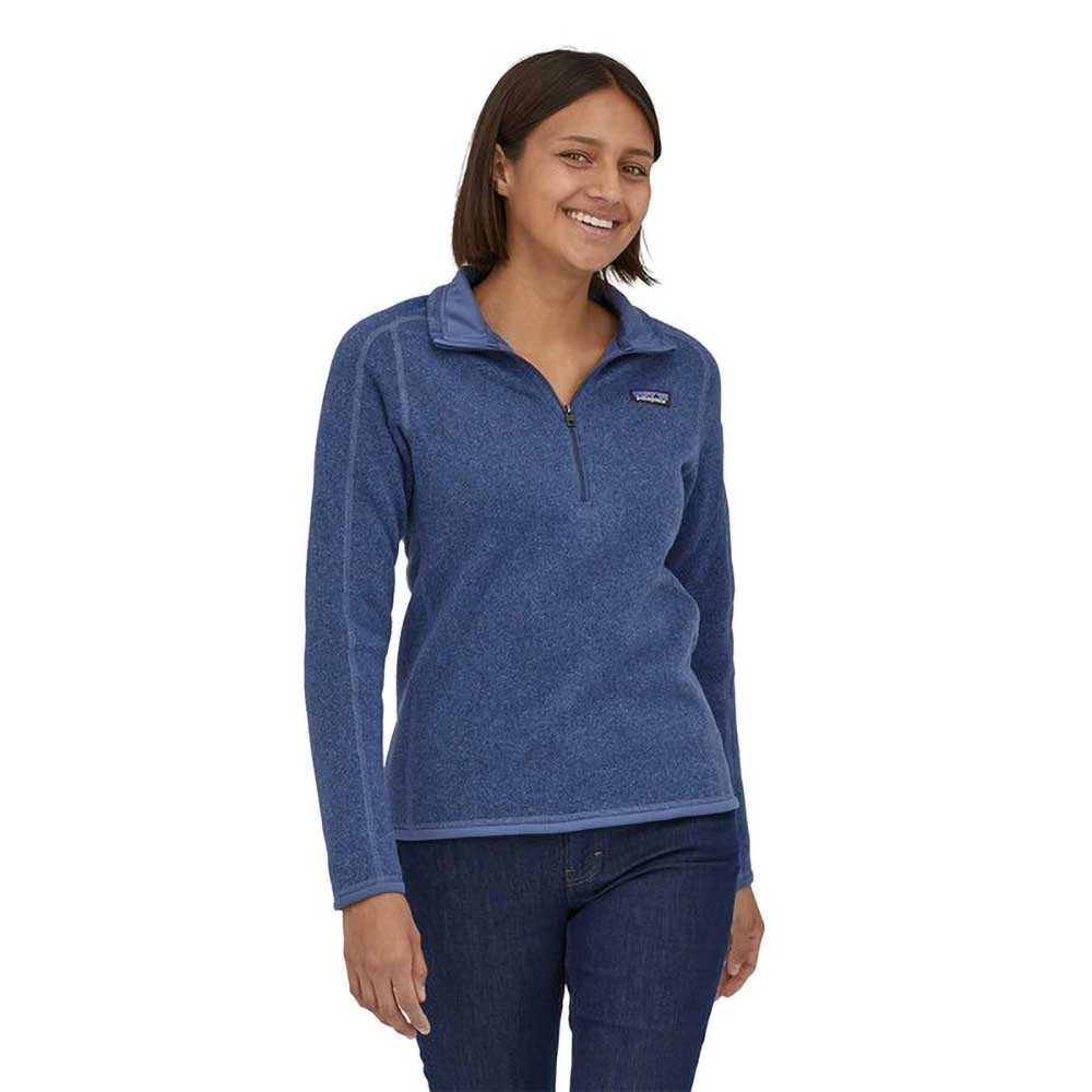 Patagonia Women's Better Sweater 1/4 Zip - Current Blue 2 Patagonia Women's Better Sweater 1/4 Zip - Current Blue - Image 2